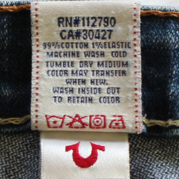 True Religion True Essential Denim Straight Jeans - Picture 7 of 8